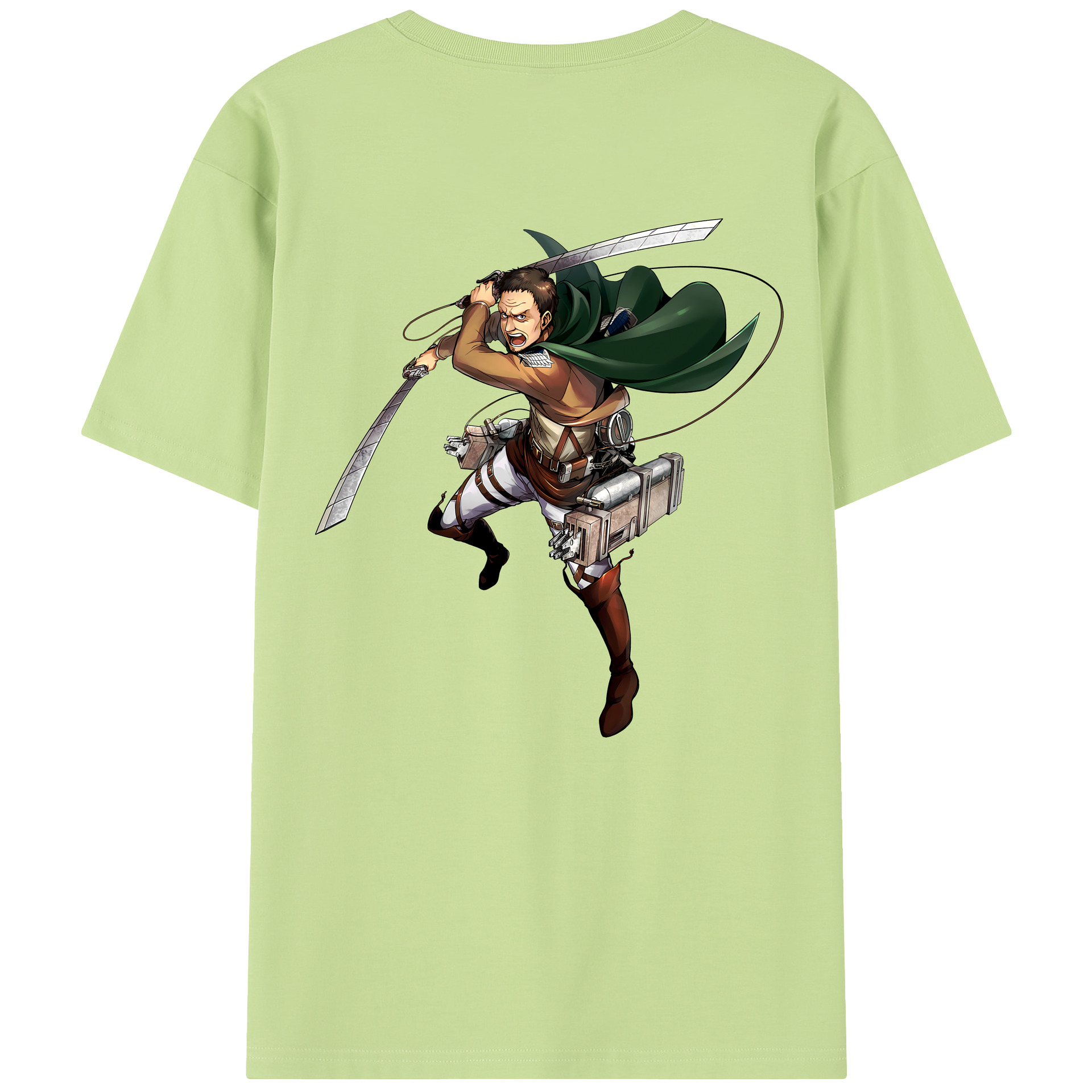 （画像用） 進撃の巨人 Attack on Titan 綿100％半袖Tシャツ（背面プリント）